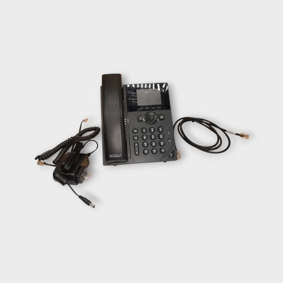 Poly VOIP VVX 250 Desk Office Phone - Tested Powers on - Picture 1 of 6